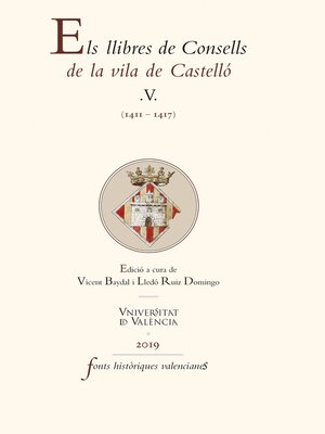 cover image of Els llibres de Consells de la vila de Castelló V